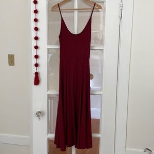Reformation midi fit & flare dress (M)